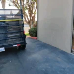 image of junk removal trailer full of junk